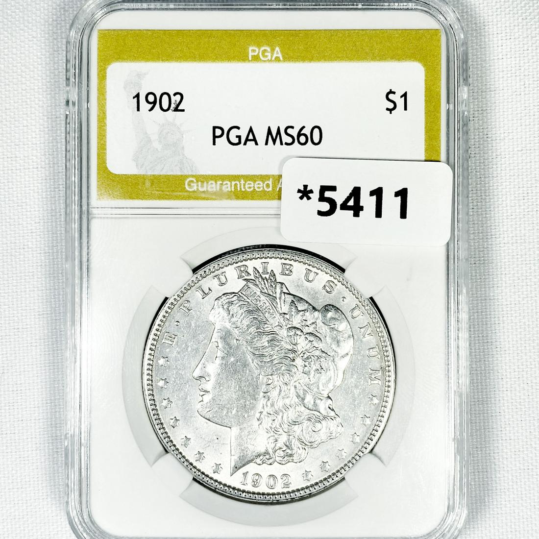 1902 Morgan Silver Dollar PGA-MS60 (1 of 2)