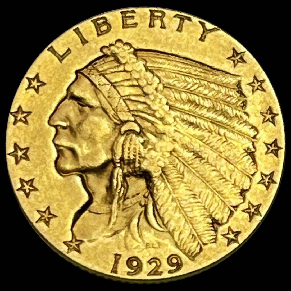 1929 $2.50 Gold Quarter Eagle UNCIRCULATED (1 of 2)