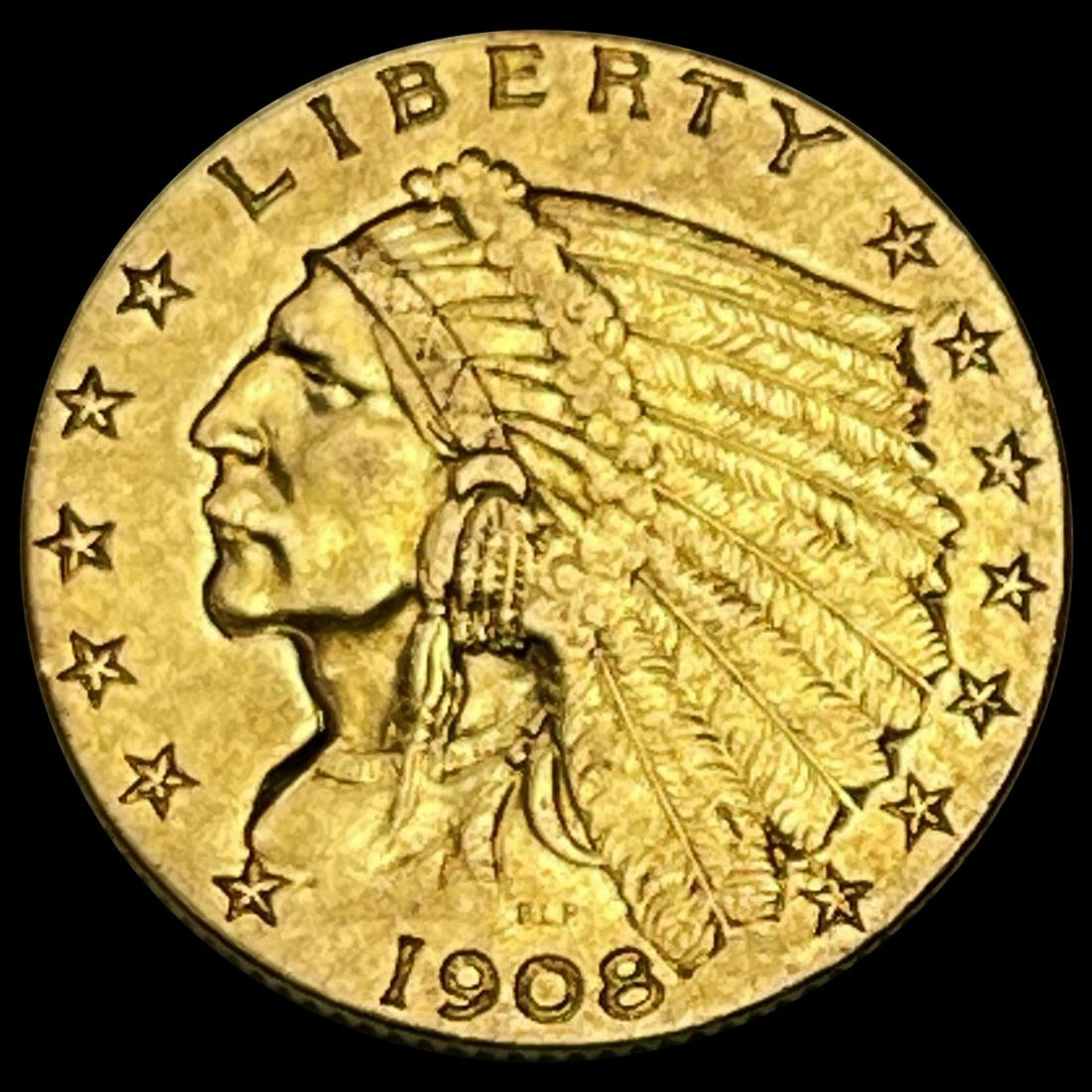 1908 $2.50 Gold Quarter Eagle CLOSELY (1 of 2)