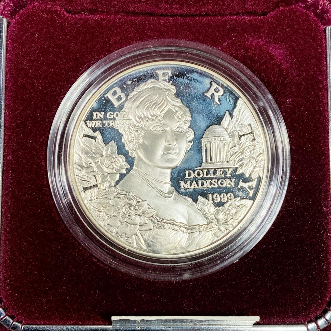 1999-P Dolly Madison Silver Dollar - PROOF (1 of 3)