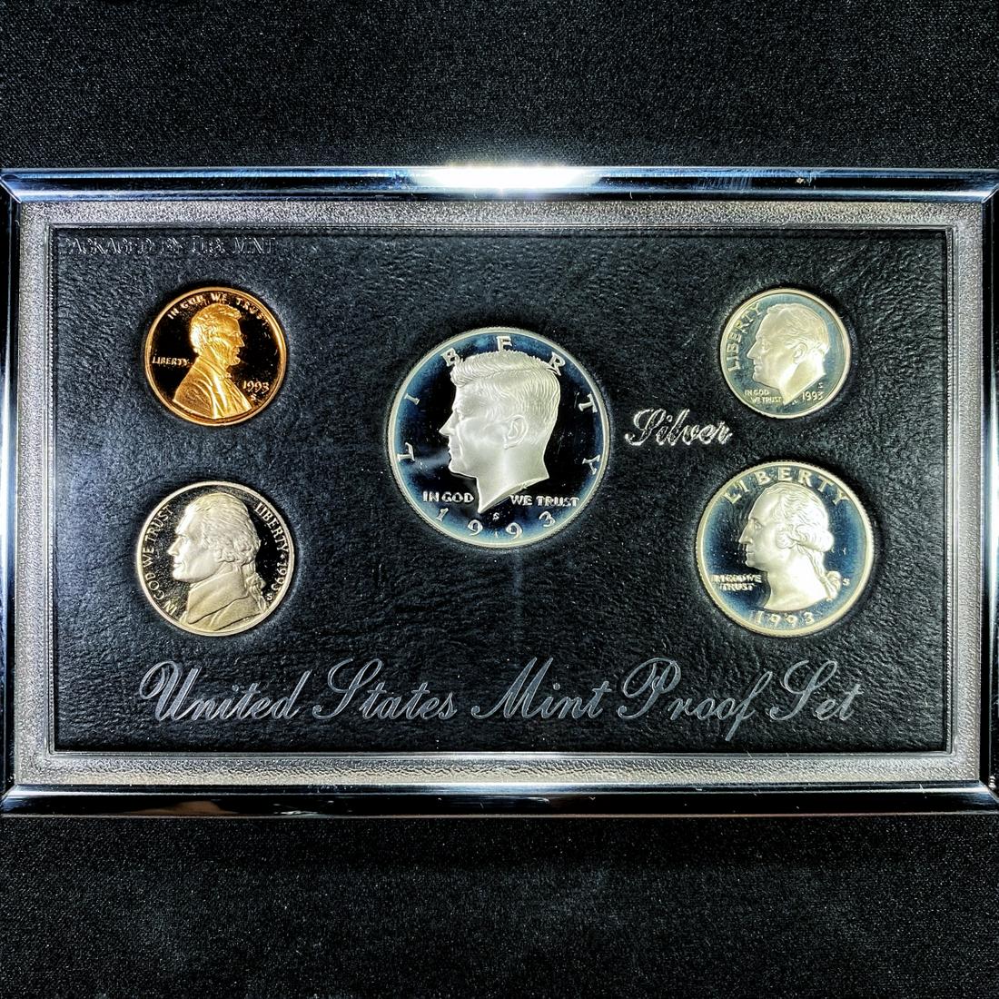 1993 US Mint Premier Silver Proof Set - GEM PROOF (1 of 3)