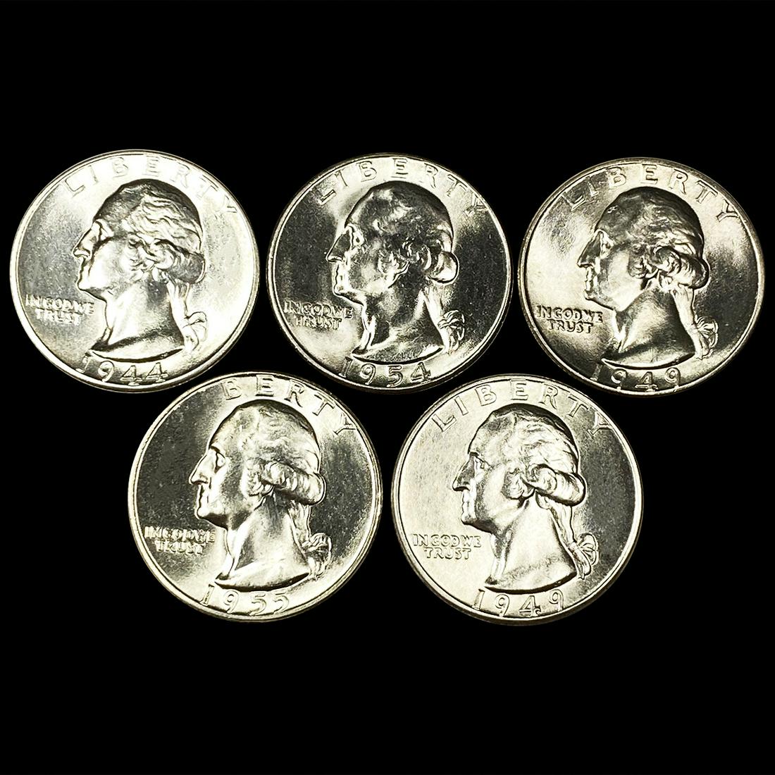 (5) Washington Quarters UNCIRCULATED (1 of 2)