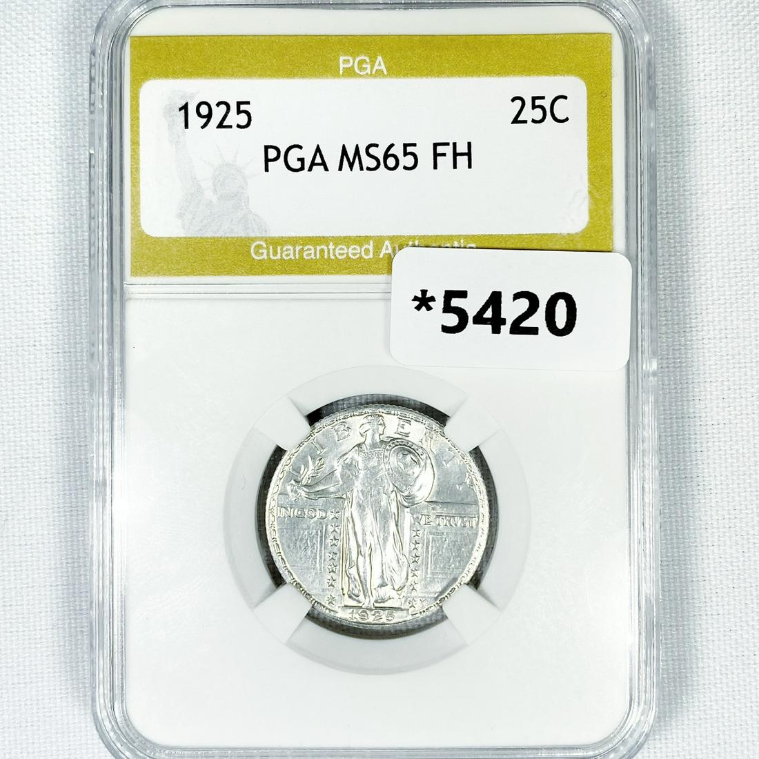 1925 Standing Liberty Quarter PGA-MS65 FH (1 of 2)