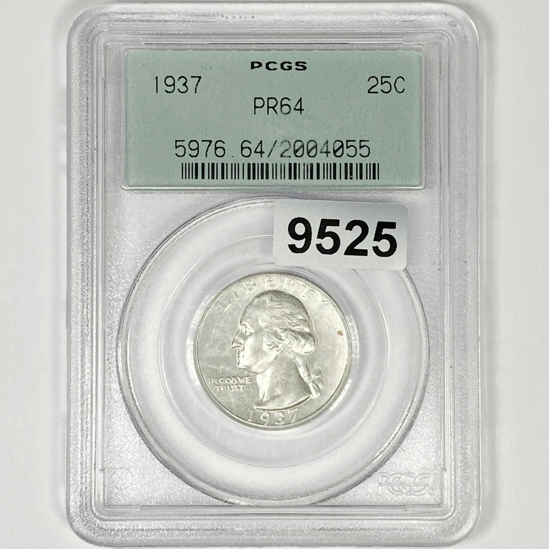 1937 Washington Silver Quarter PCGS-PR64 (1 of 2)