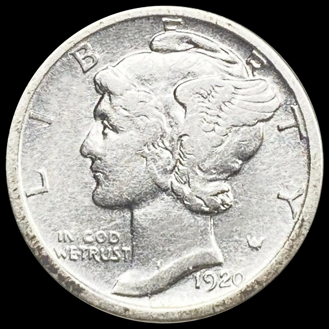 1920-D Mercury Dime NEARLY UNCIRCULATED (1 of 2)