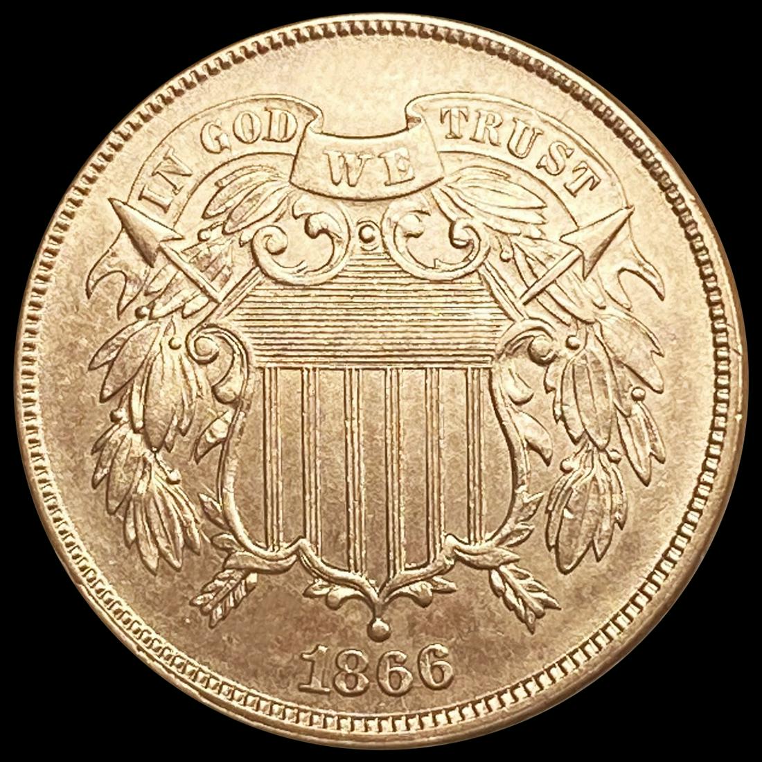 1866 Two Cent Piece UNCIRCULATED (1 of 2)