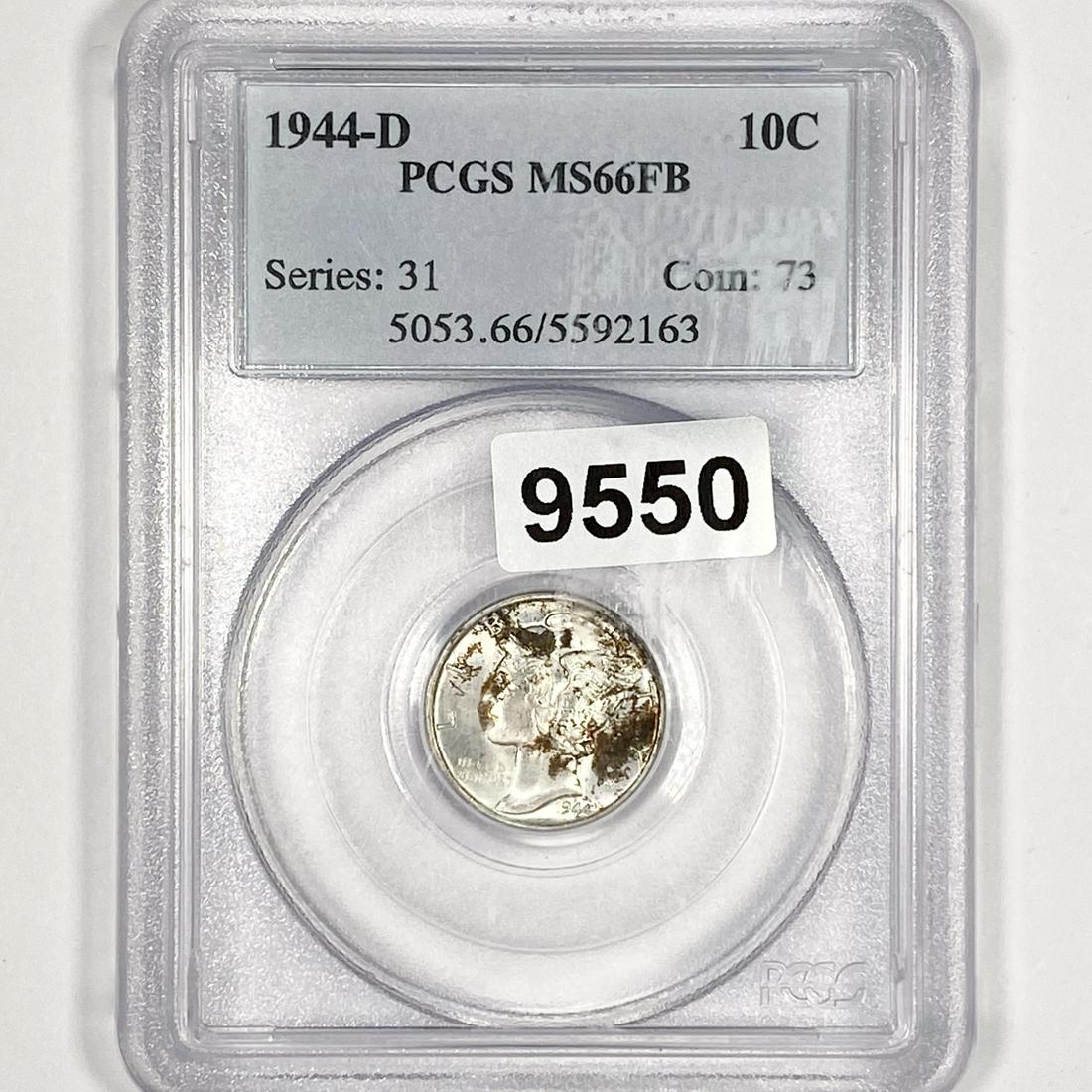 1944-D Mercury Silver Dime PCGS-MS66 FB (1 of 2)