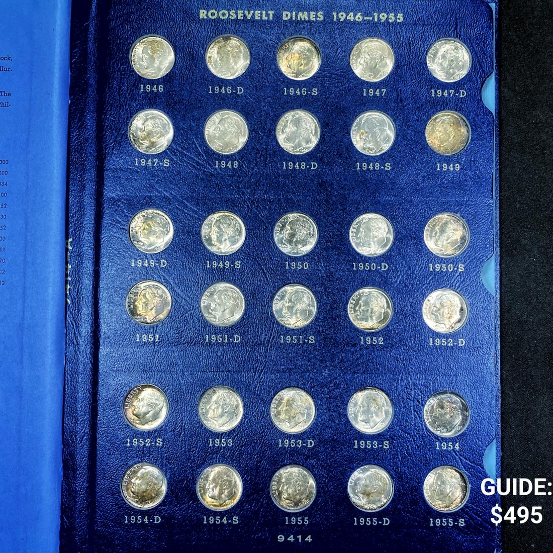 1946-1964 Roosevelt Nickel - Book Set 47 Coins (1 of 5)