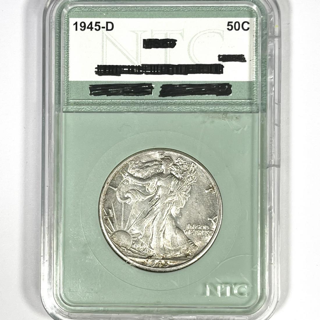 1945-E Walking Liberty Half Dollar NTC - (1 of 2)