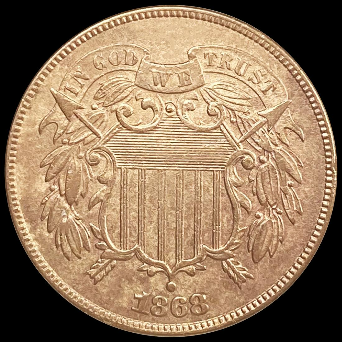 1868 Two Cent Piece CLOSELY UNCIRCULATED (1 of 2)