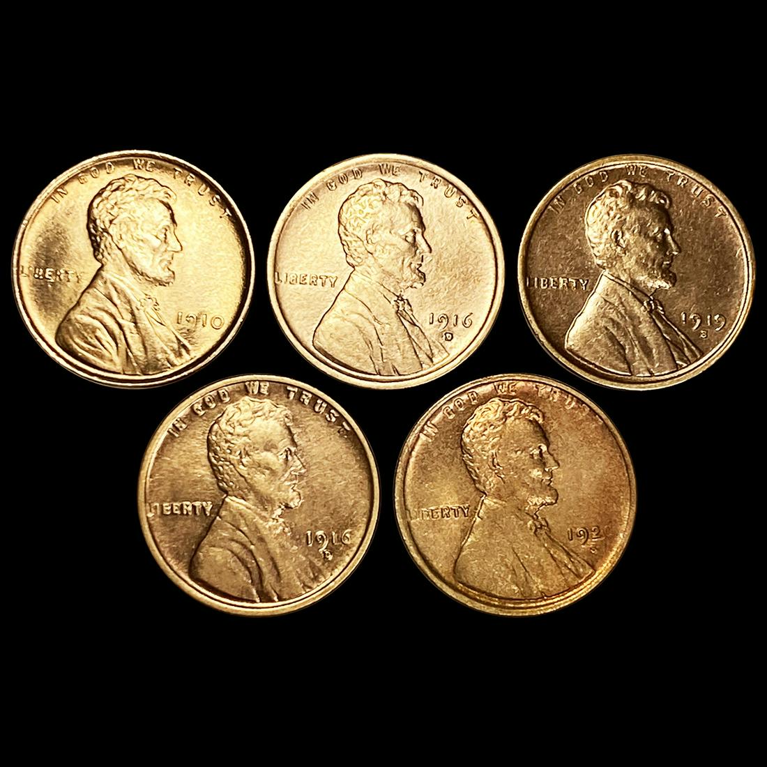 (5) Wheat Cents UNCIRCULATED (1 of 2)