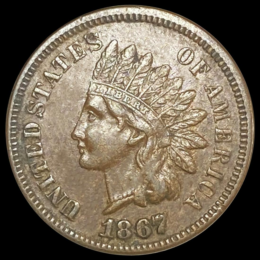 1867 Indian Head Cent CLOSELY UNCIRCULATED (1 of 2)