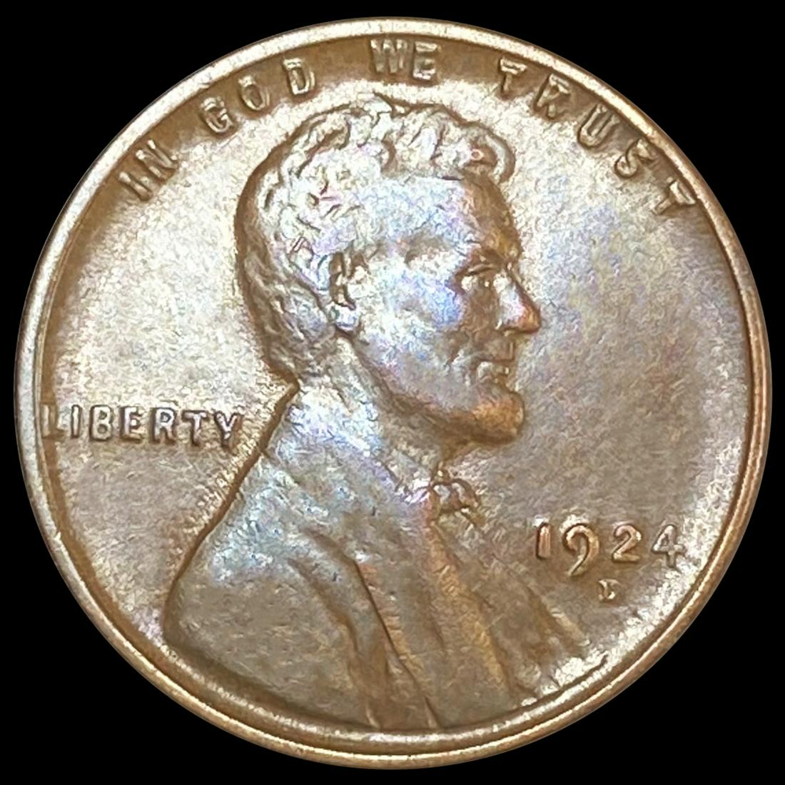 1924-D Wheat Cent CLOSELY UNCIRCULATED (1 of 2)