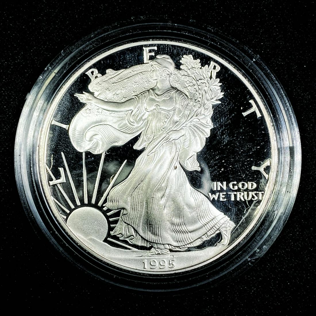 1995-P American Silver Eagle - GEM PROOF (1 of 3)