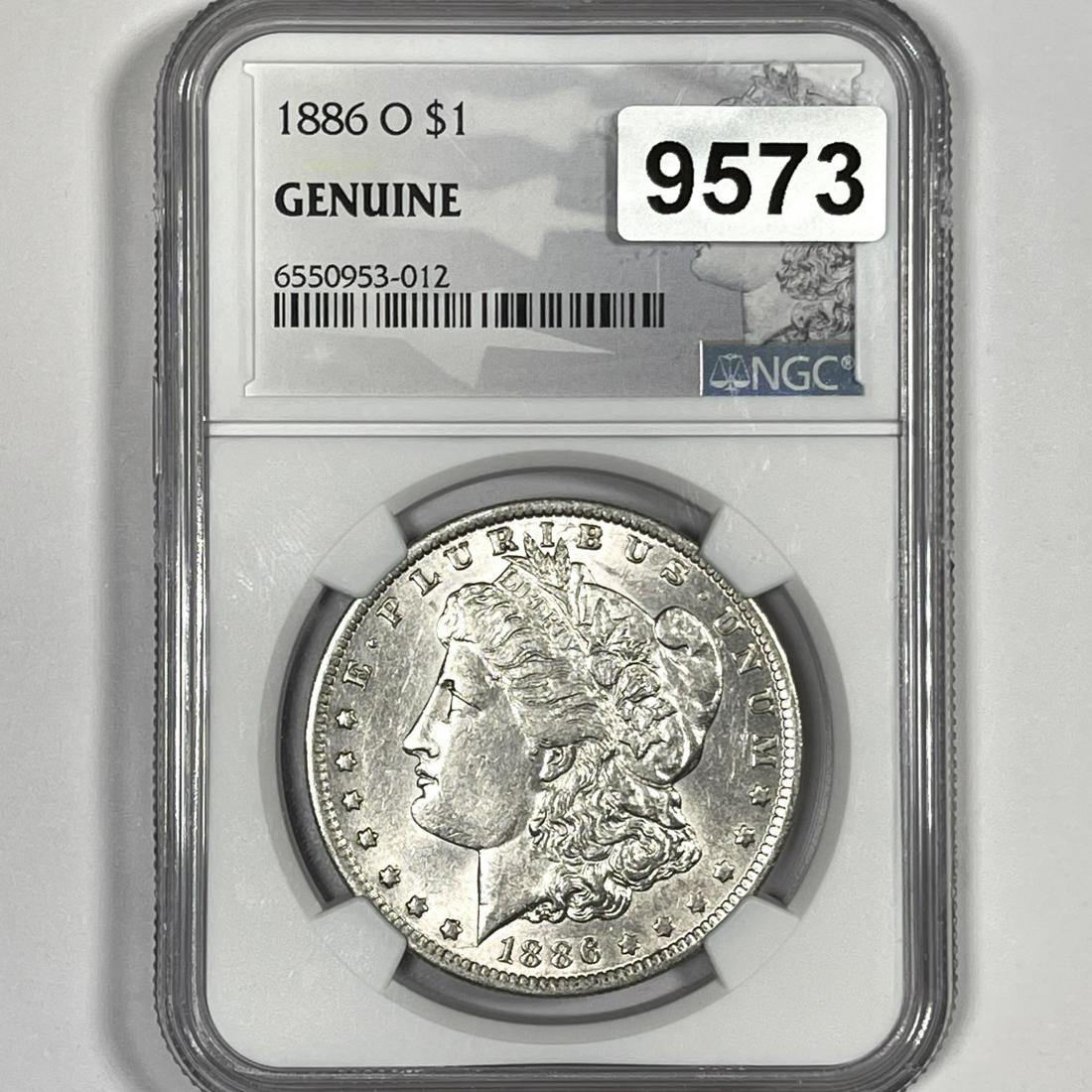 1886-O Morgan Silver Dollar NGC-MS60 (1 of 2)