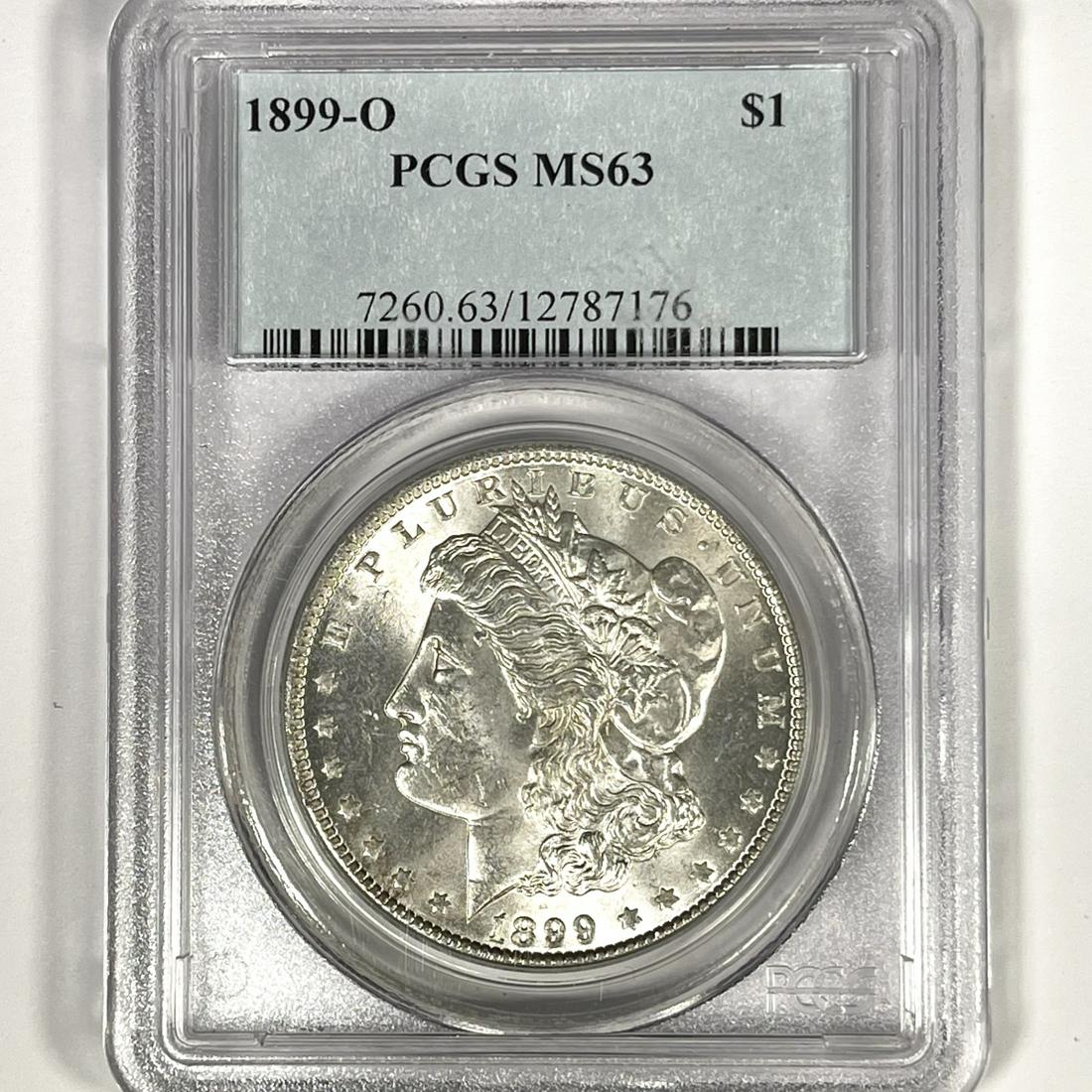 1899-O Morgan Silver Dollar PCGS - MS63 (1 of 2)