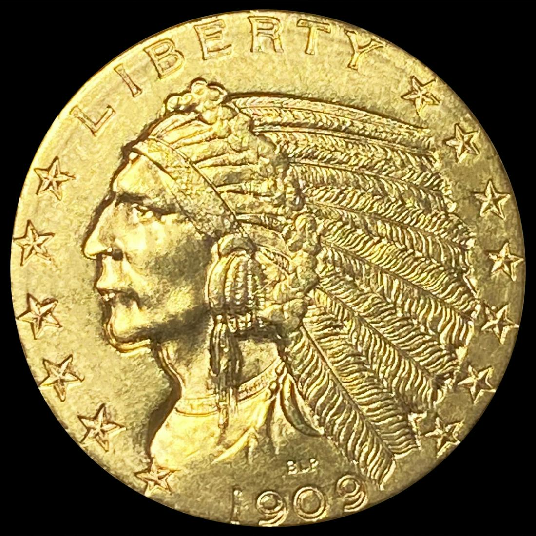 1909-D $5 Gold Half Eagle UNCIRCULATED (1 of 2)