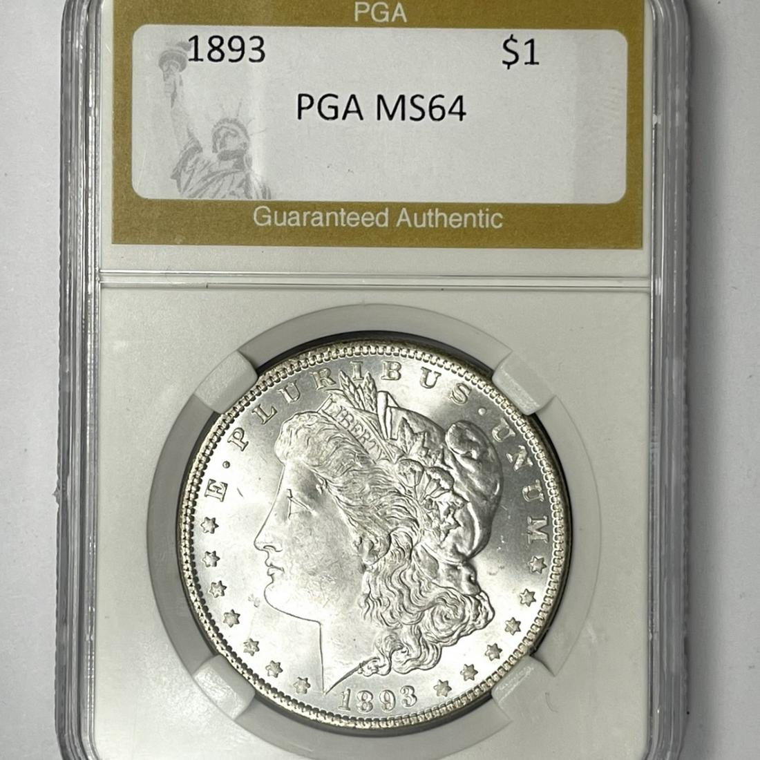 1893 Morgan Silver Dollar PGA-MS64 (1 of 2)