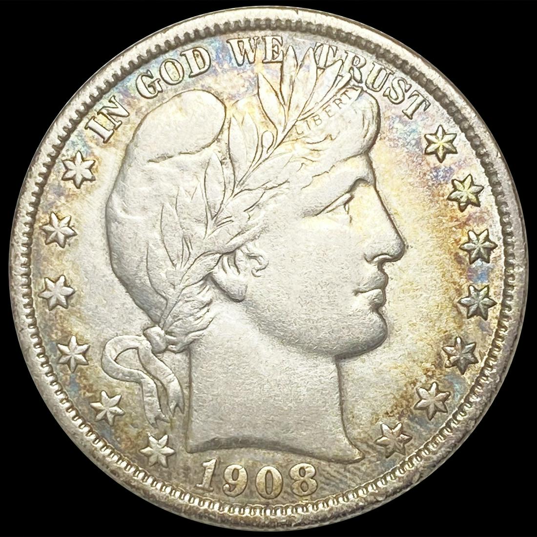 1908-O Barber Half Dollar CLOSELY UNCIRCULATED (1 of 2)