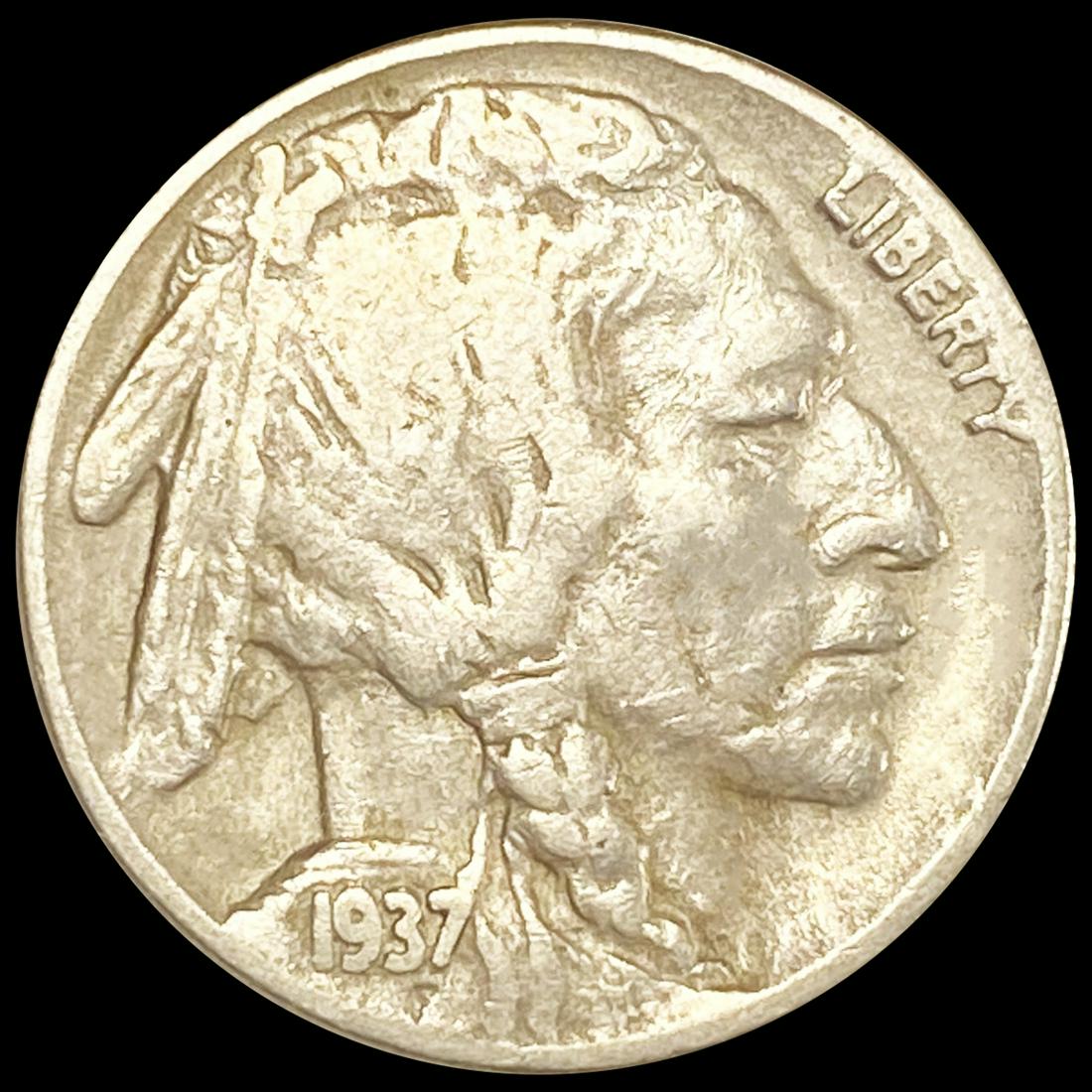 1937-D 3-Leg Buffalo Nickel ABOUT UNCIRCULATED (1 of 2)