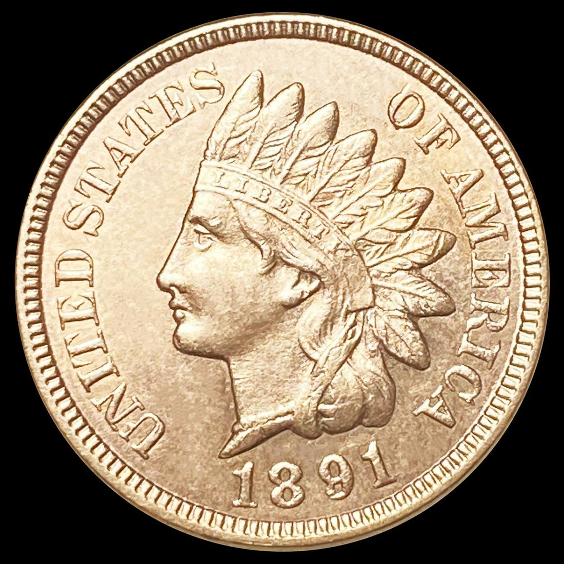 1891 RD Indian Head Cent UNCIRCULATED (1 of 2)