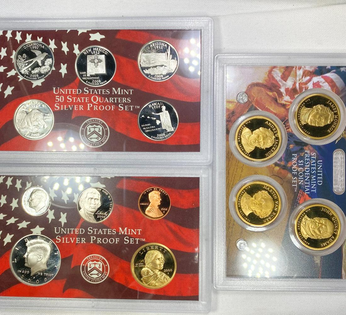 2008-S US Silver Mint Set (14) -Proof w/ Cert. (1 of 2)