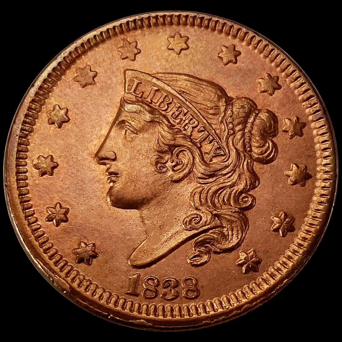1838 Large Cent UNCIRCULATED (1 of 2)