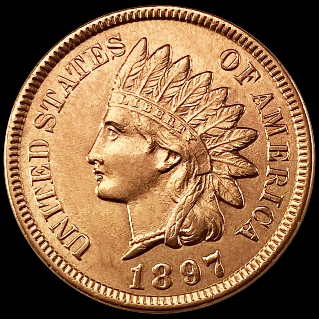 1897 RD Indian Head Cent UNCIRCULATED (1 of 2)