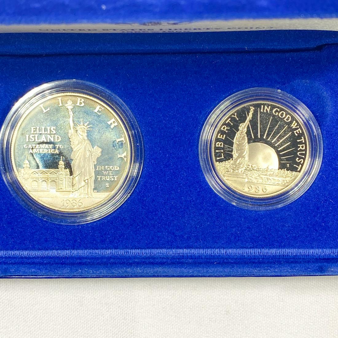 1986 US Liberty Coin Set (2) -Proof (1 of 2)
