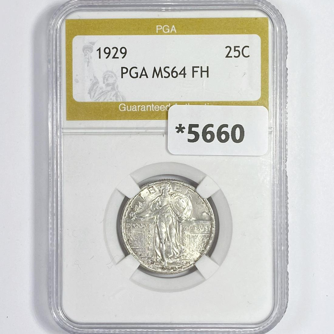 1929 Standing Liberty Quarter PGA-MS64 FH (1 of 2)