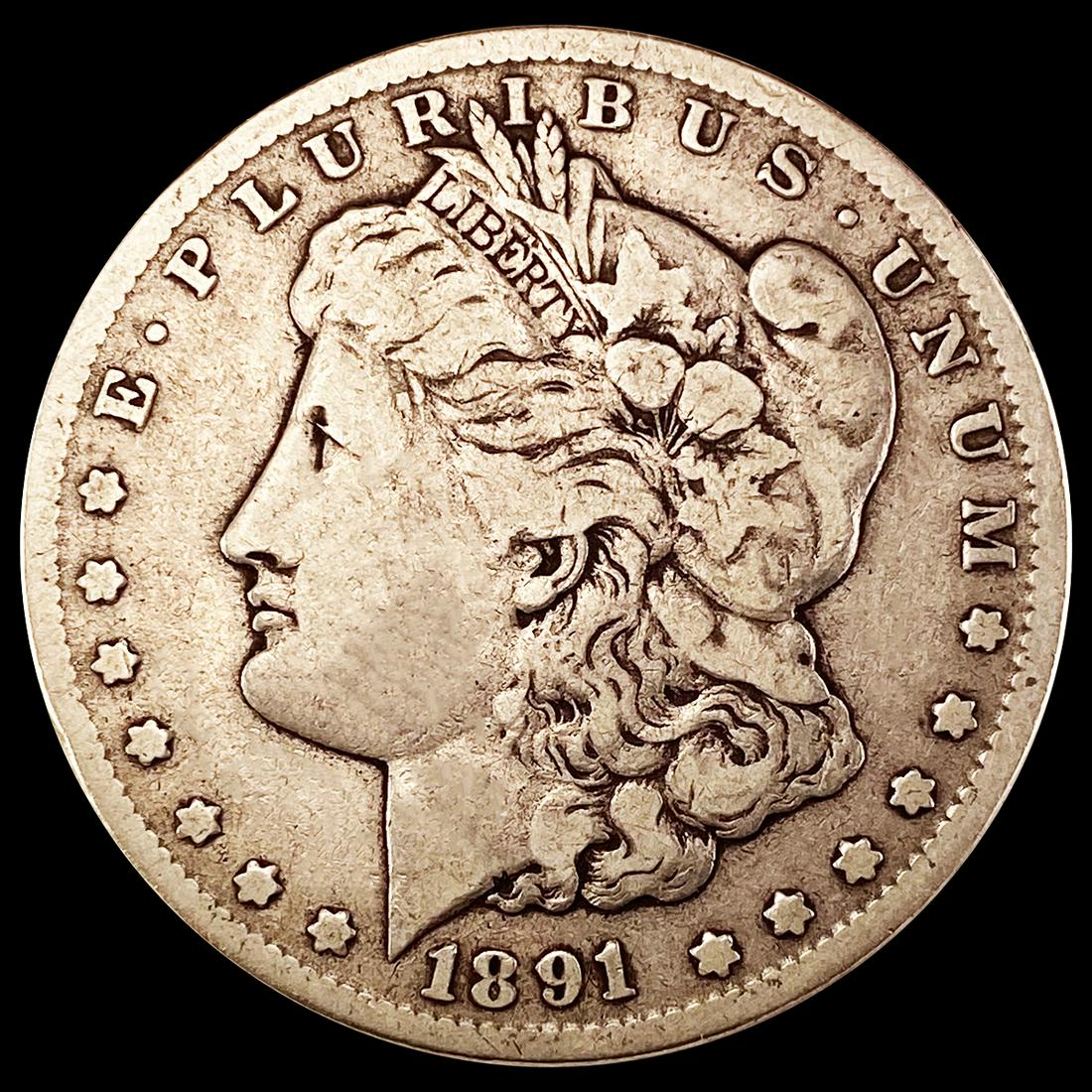 1891-CC Morgan Silver Dollar NICELY CIRCULATED (1 of 2)