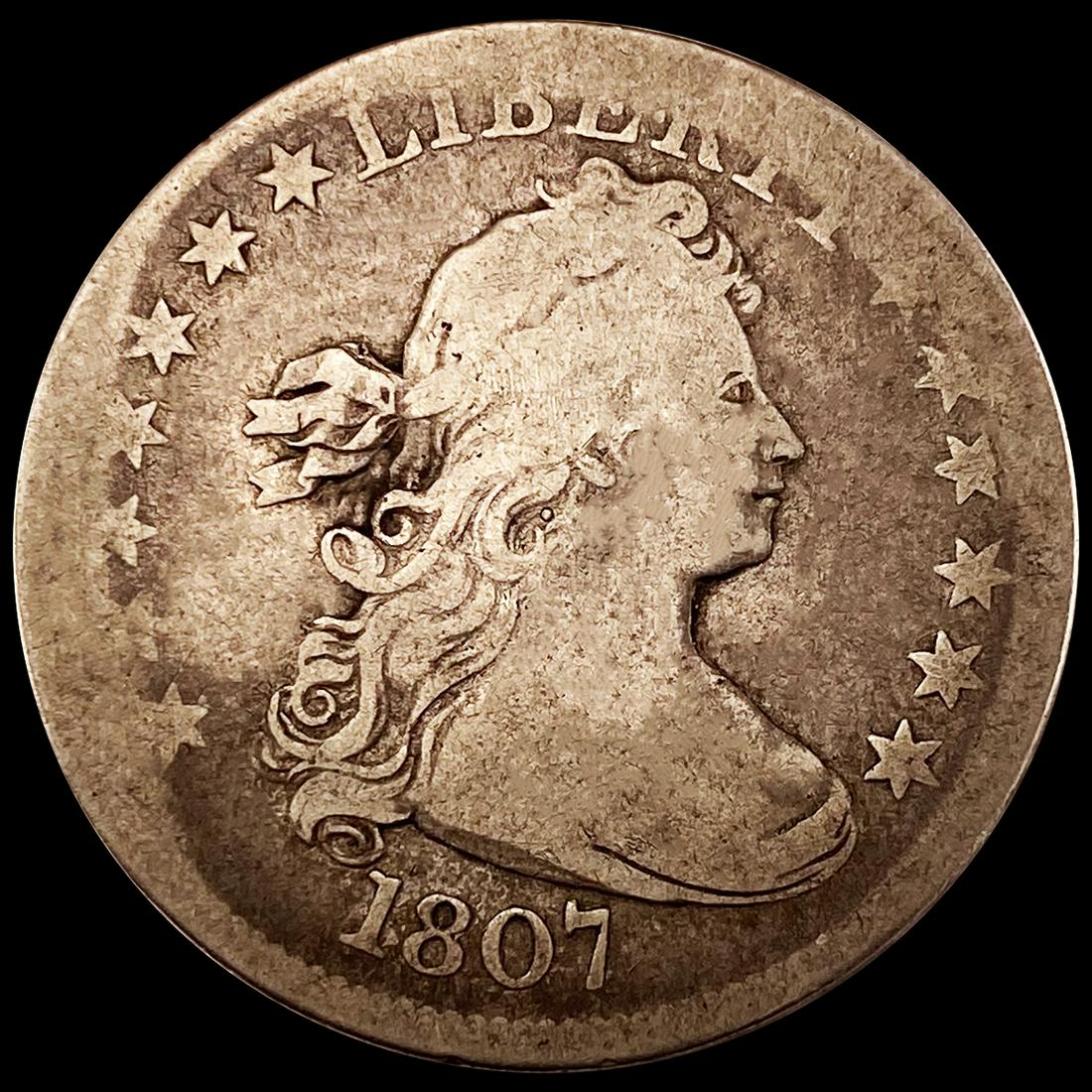 1807 Draped Bust Quarter NICELY CIRCULATED (1 of 2)
