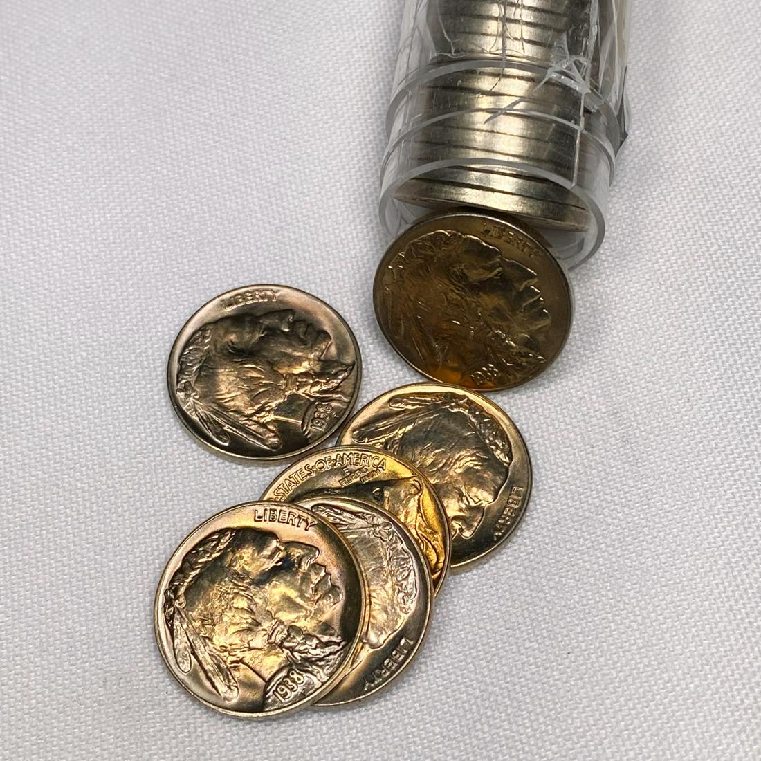 1938-D Buffalo Nickel Roll (40) - BU (1 of 4)
