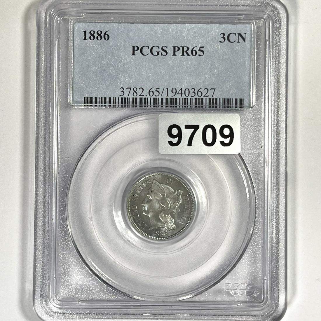 1886 Nickel Three Cent PCGS-PR65 (1 of 2)