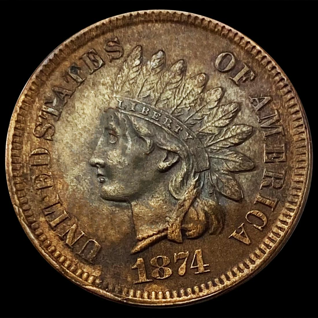 1874 Indian Head Cent UNCIRCULATED (1 of 2)