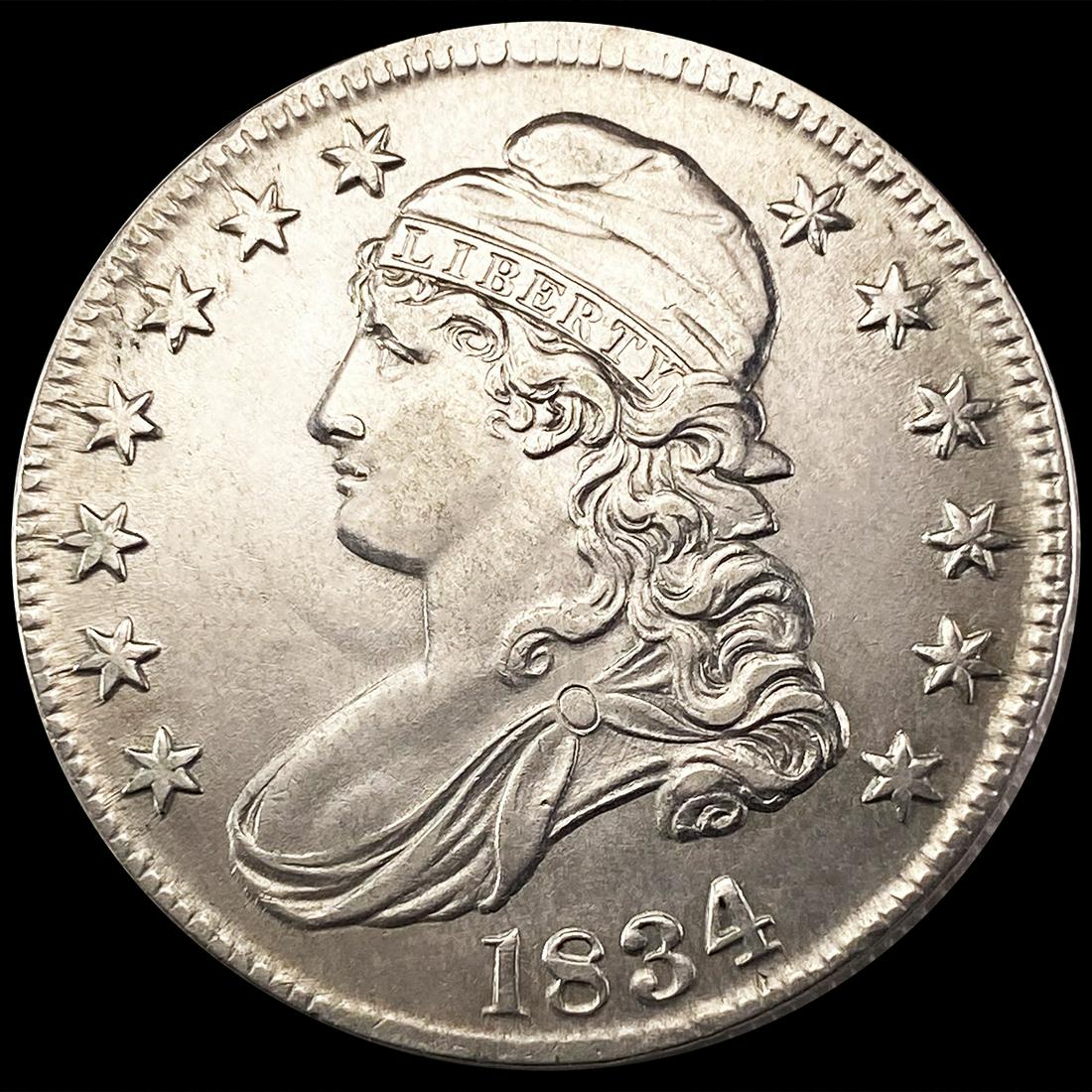 1834 Capped Bust Half Dollar UNCIRCULATED (1 of 2)