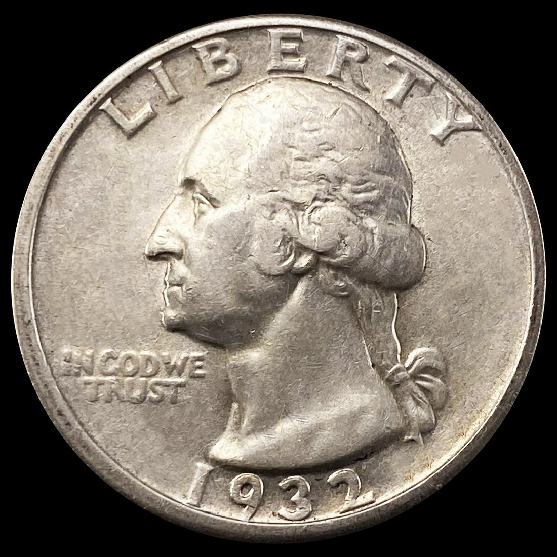 1932-D Washington Silver Quarter CLOSELY UNC (1 of 2)