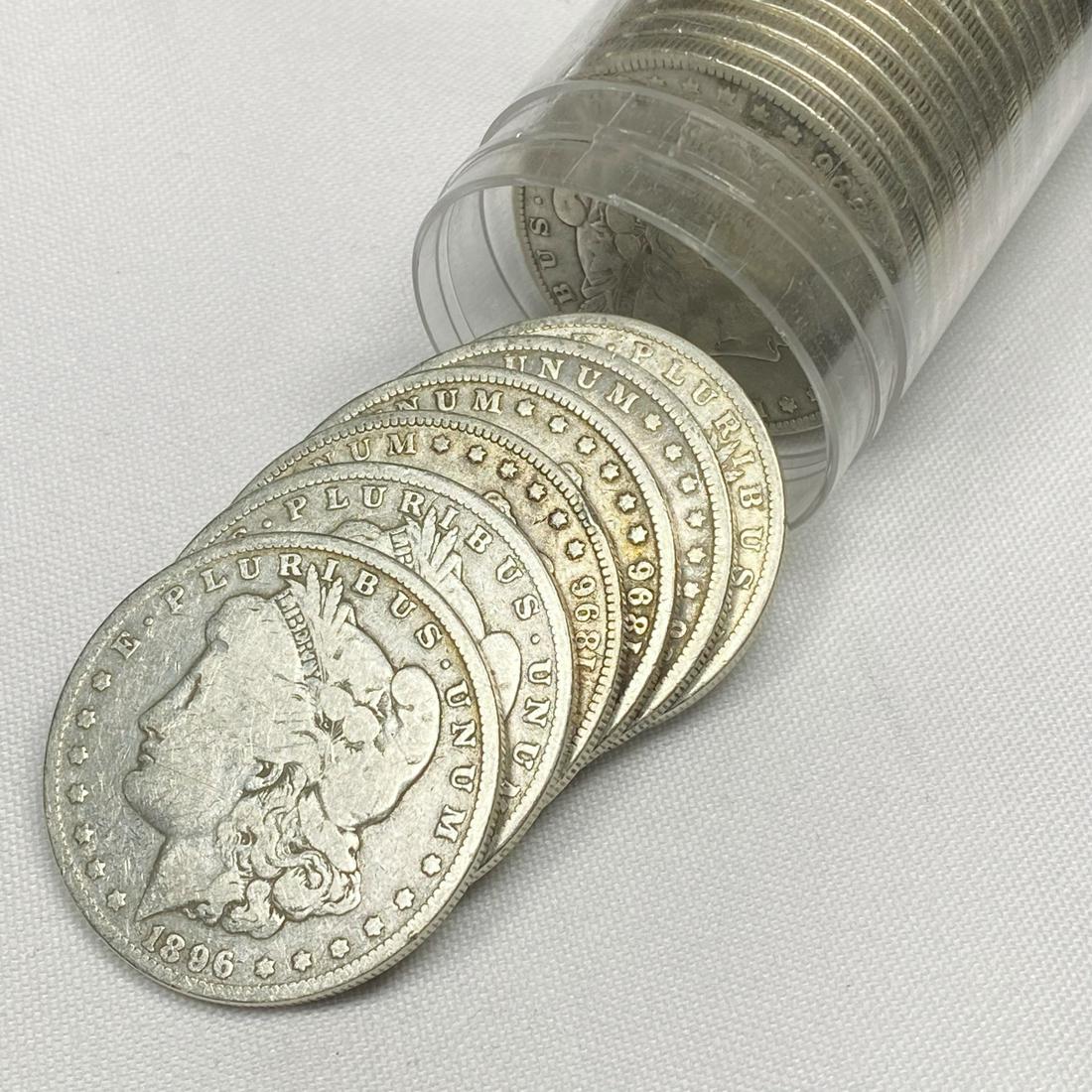 1896-O/97-O Morgan Silver Dollar Roll (23) - BU (1 of 4)