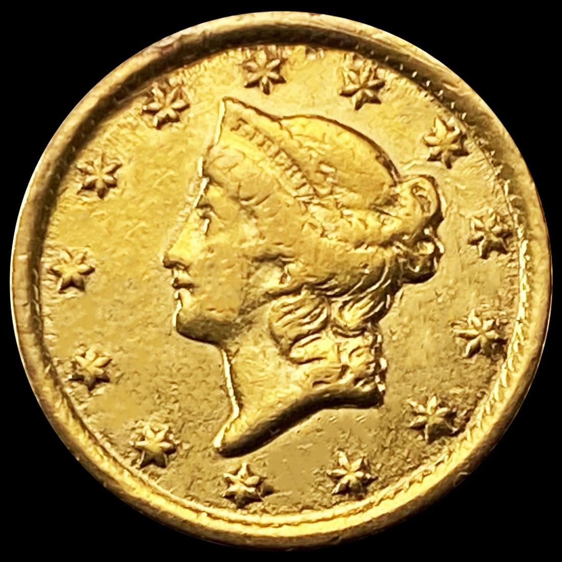1853-O Rare Gold Dollar ABOUT UNCIRCULATED (1 of 2)
