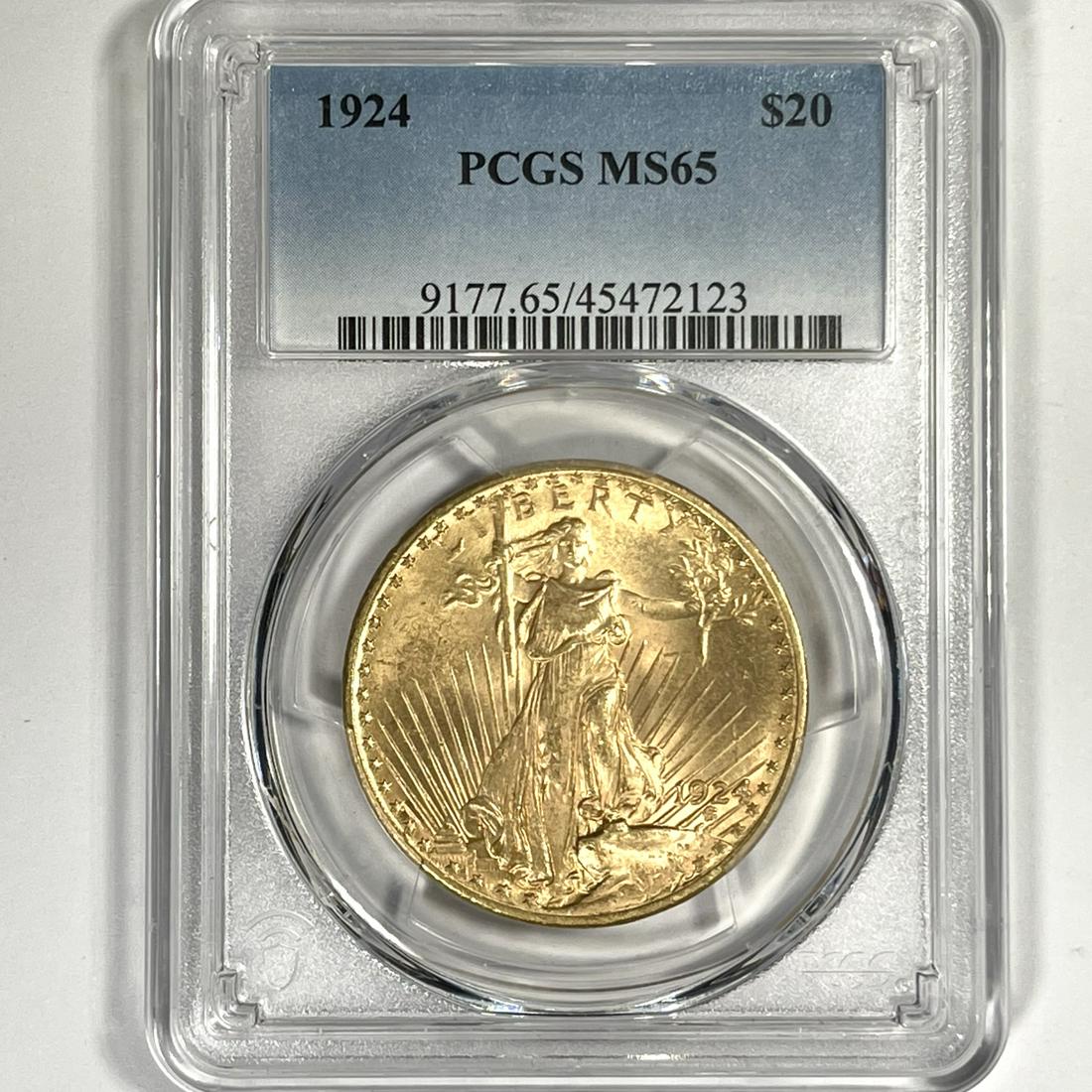 1924 $20 Gold Double Eagle PCGS-MS65 (1 of 2)
