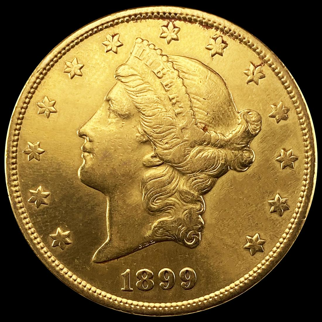 1899-S $20 Gold Double Eagle UNCIRCULATED (1 of 2)