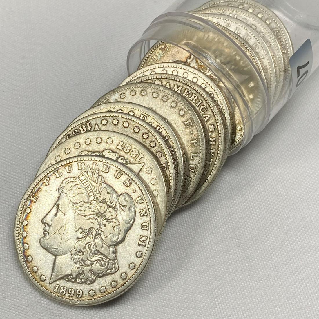 Semi-Key Dates Morgan Silver Dollar Roll (11) - (1 of 4)