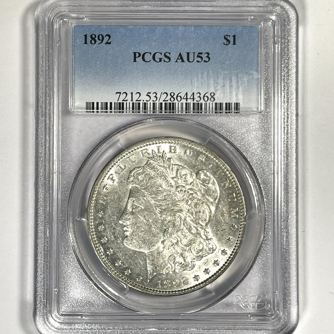 1892 Morgan Silver Dollar PCGS-AU53 (1 of 2)