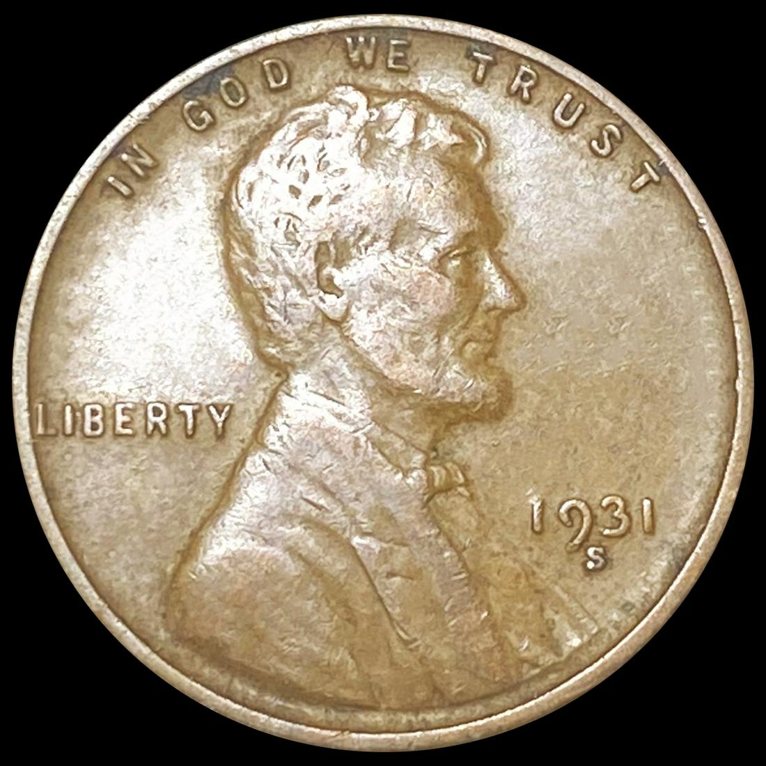 1931-S Wheat Cent CLOSELY UNCIRCULATED (1 of 2)