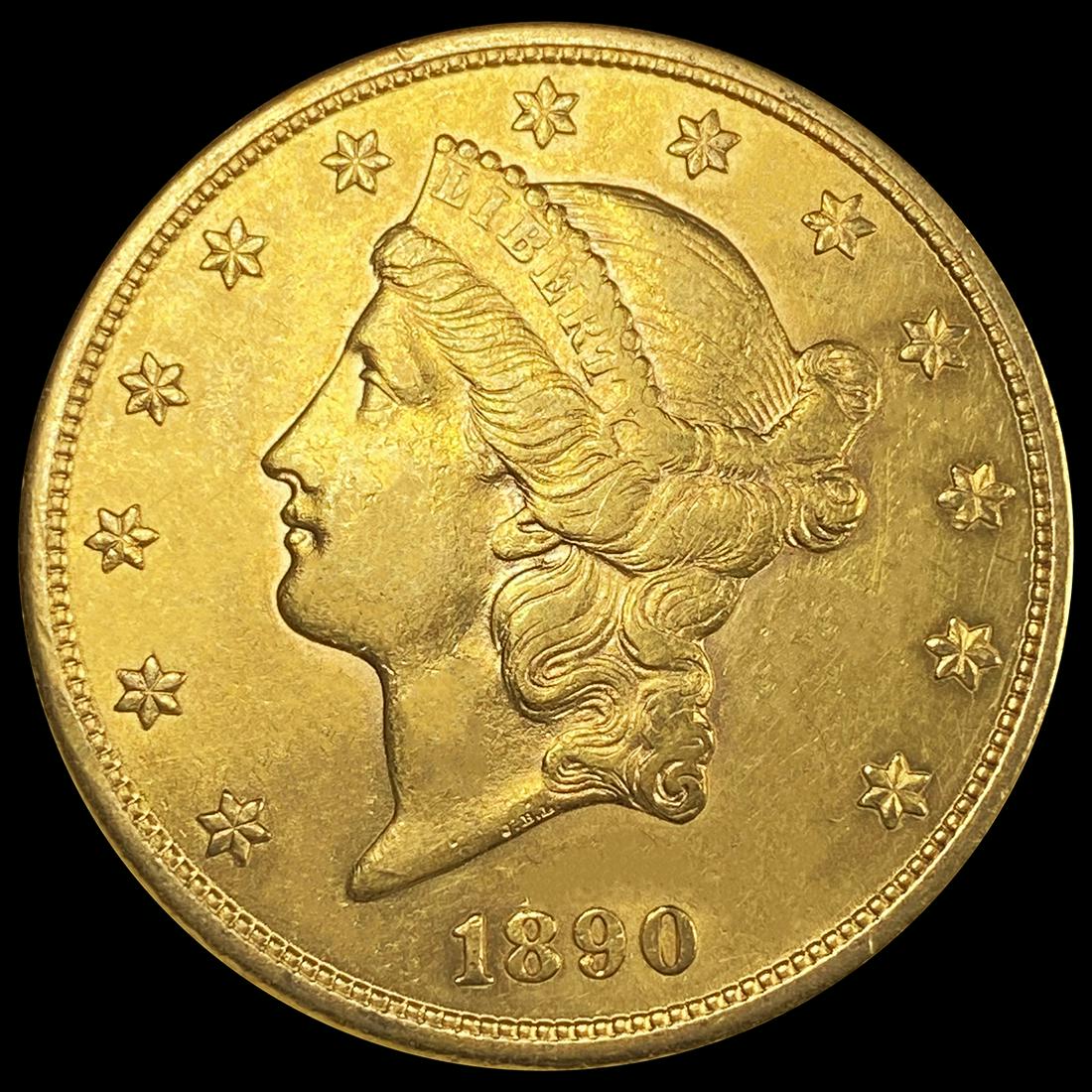 1890-S $20 Gold Double Eagle CHOICE BU (1 of 2)