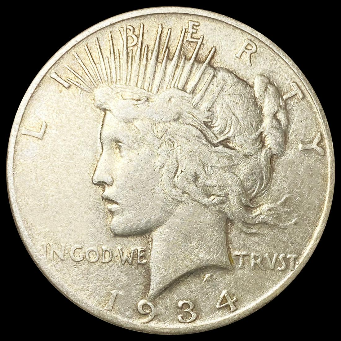 1934-D Silver Peace Dollar LIGHTLY CIRCULATED (1 of 2)