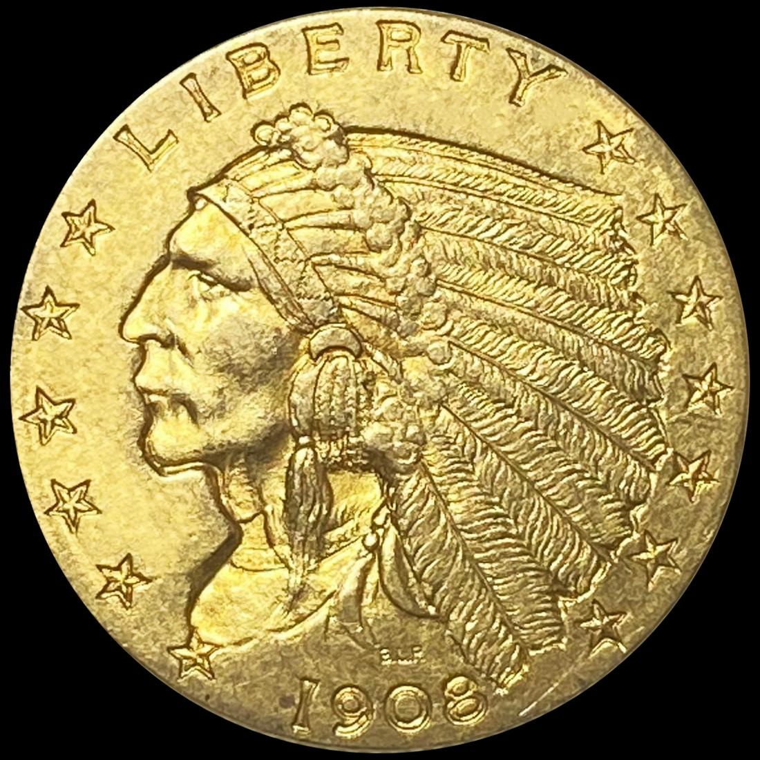 1908 $2.50 Gold Quarter Eagle UNCIRCULATED (1 of 2)