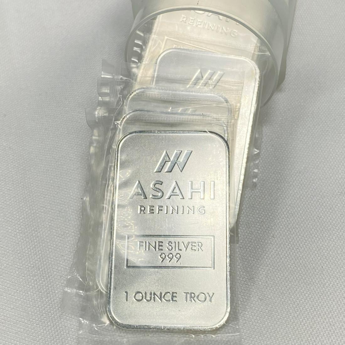 Asahi Refining 1oz Silver Bars (10) - BU (1 of 4)