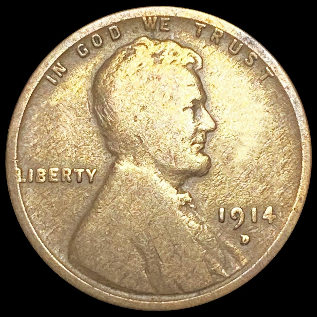 1914-D Wheat Cent LIGHTLY CIRCULATED (1 of 2)