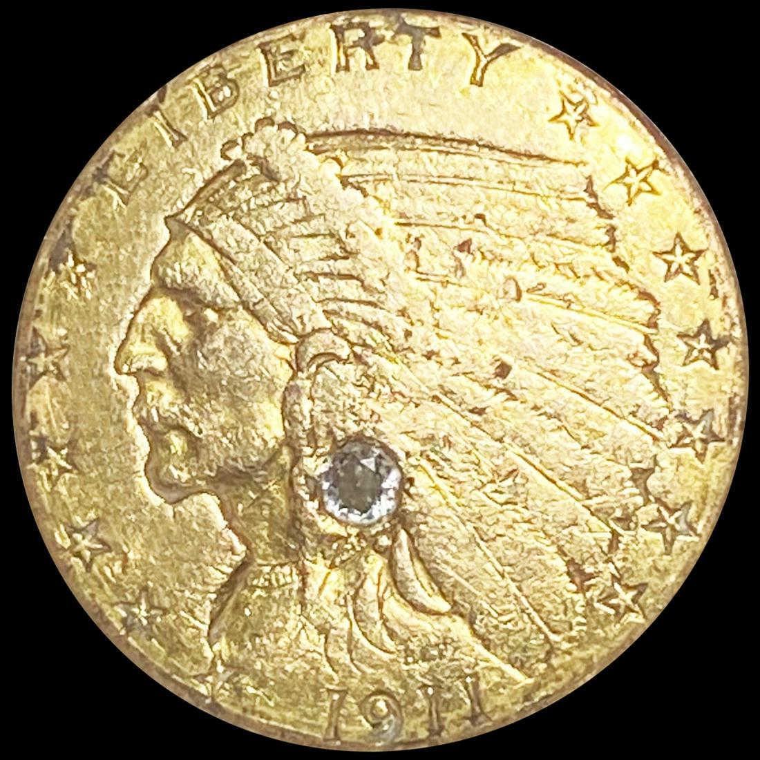 1911 $2.50 Gold Quarter Eagle LIGHTLY CIRCULATED (1 of 2)